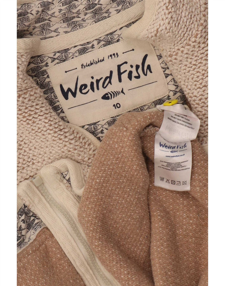 Jachetă de trening pentru femei Weird Fish UK 10, bumbac, bej mic