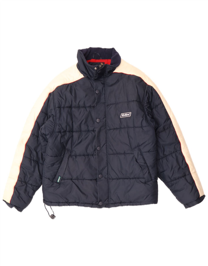 Jachetă căptușită pentru bărbați Kickers UK 38 Mediu Navy Blue Marine Colorblock