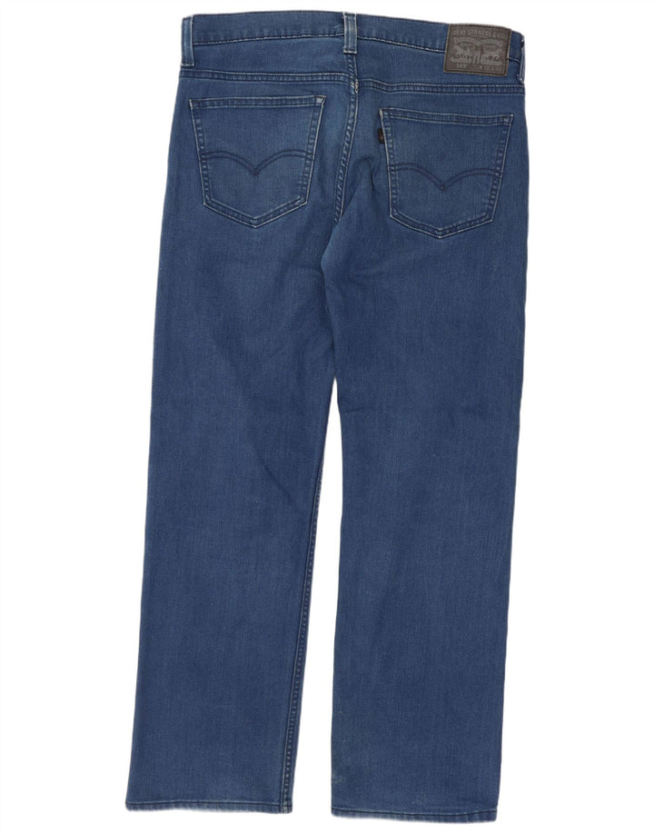 Blugi drepti pentru bărbați Levi's W32 L32 Bumbac bleumarin