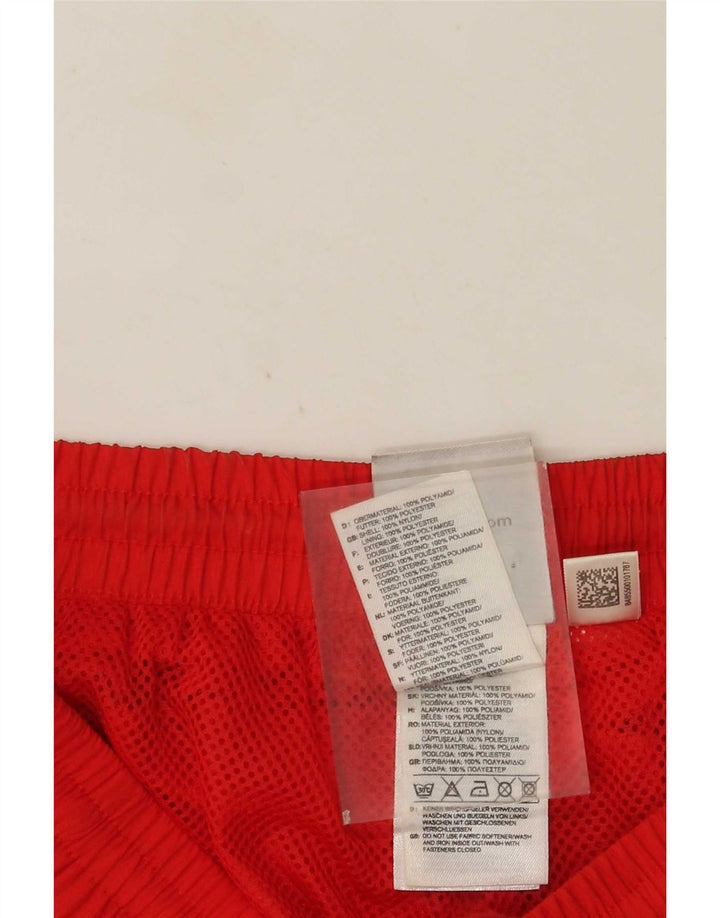 Pantaloni scurți sport pentru bărbați Adidas Bermuda Cargo, mare, roșu, nailon