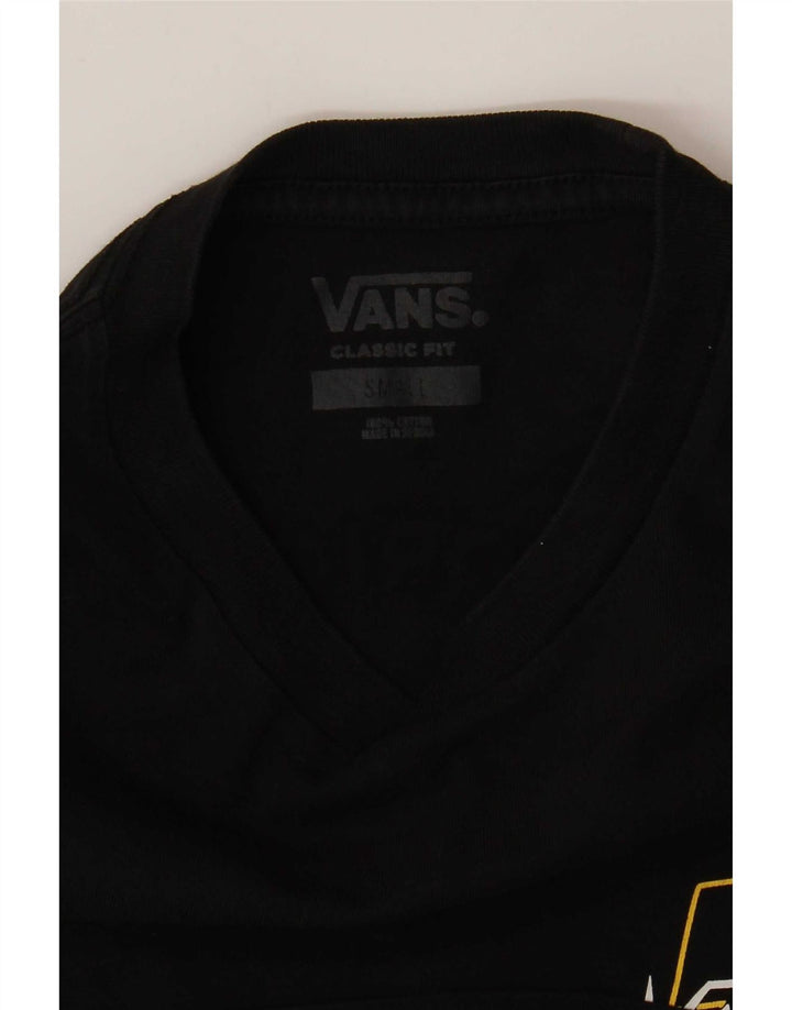 Tricou grafic Vans Classic Fit Top Mic Negru