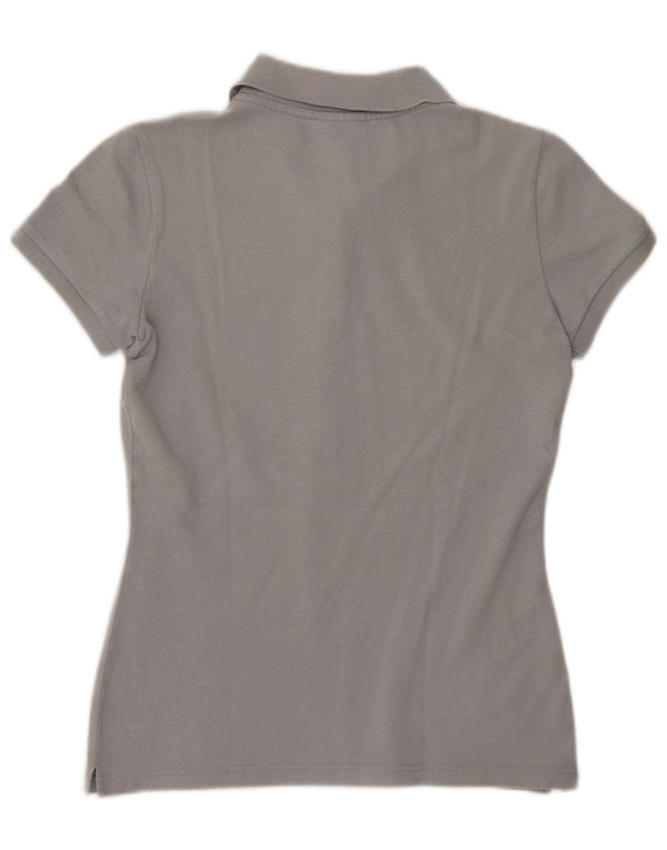 Lacoste Womens Polo Shirt Size 36 Small Grey Cotton