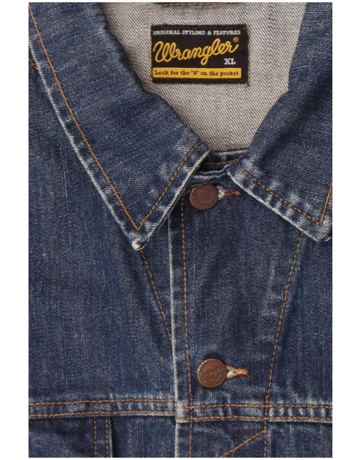 Jachetă de blugi pentru bărbați Wrangler UK 42 XL Albastru