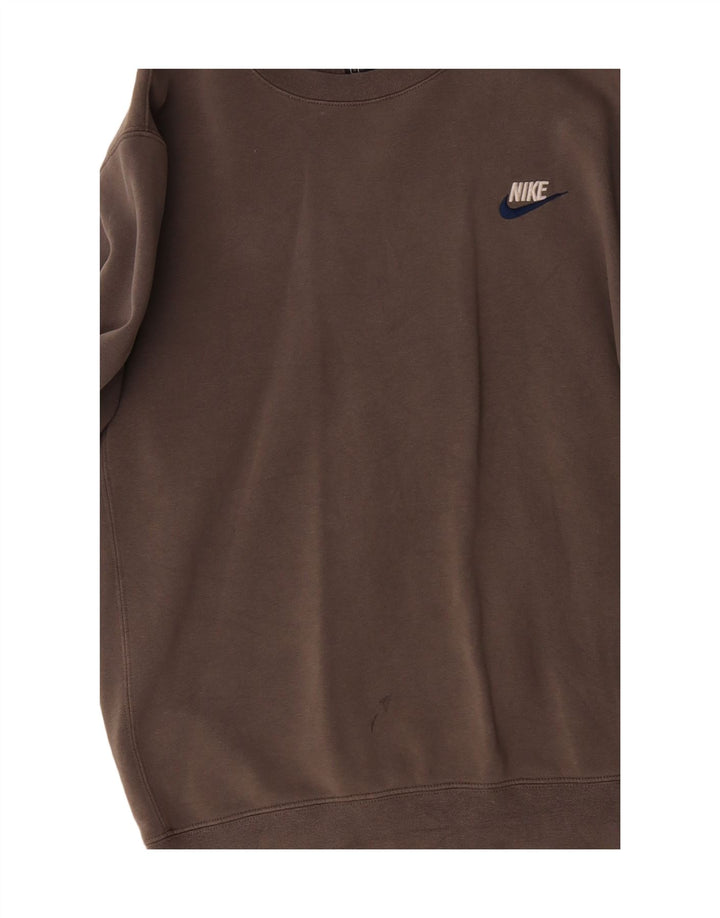 Pulover Nike pentru bărbați, bumbac, gri mic