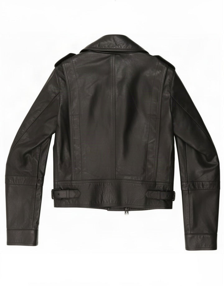 Jachetă Biker din piele pentru femei Belstaff IT 38 XS negru