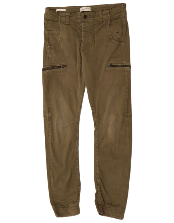 Pantaloni cargo Jack & Jones Anti Fit Joggers pentru bărbați L31 L29 Bumbac kaki