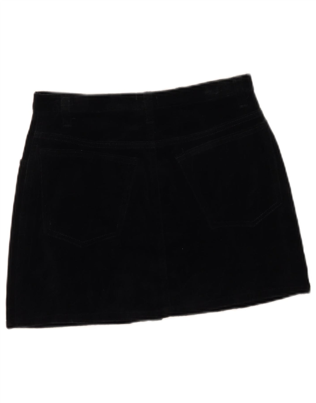 Fusta mini pentru femei Sisley IT 42 Medium W27 Bumbac negru