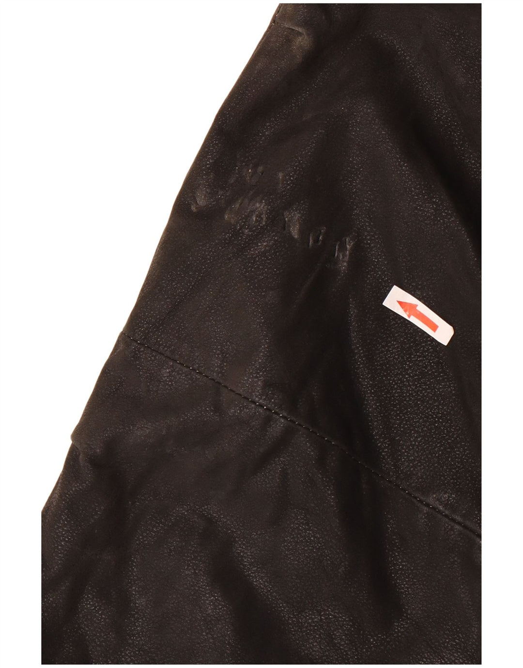 Jachetă de piele vintage pentru bărbați UK 44 2XL din piele neagră