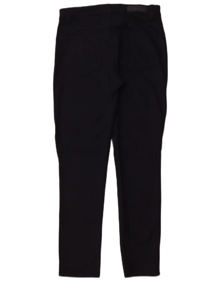 Pantaloni casual Calvin Klein pentru femei US 8 Medium W28 L28 bleumarin viscoză