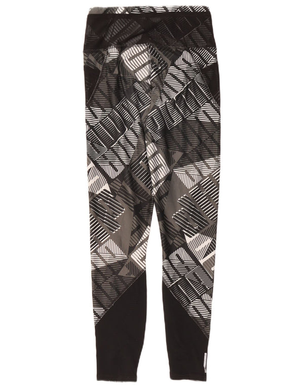 Leggings grafic Puma pentru femei UK 4 XS poliester negru