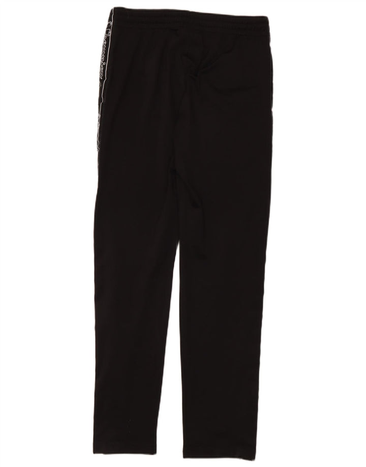 Pantaloni de trening grafic pentru bărbați Champion, poliester negru mic