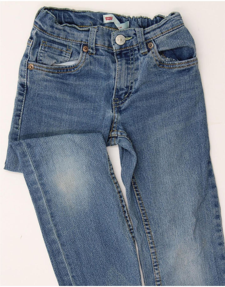 LEVI'S Boys 511 Slim Jeans 5-6 Years W22 L19 Blue Cotton Vintage Levi's and Second-Hand Levi's from Messina Hembry 