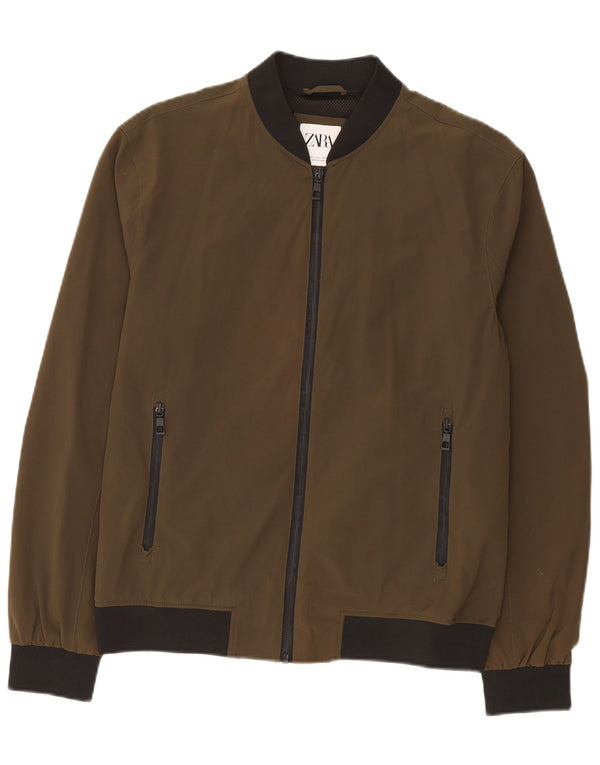 Bomber pentru bărbați Zara UK 40 Large Kaki
