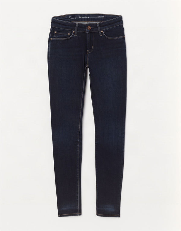 Blugi skinny Levi's Demi Curve Modern Rise W24 L27 bumbac bleumarin