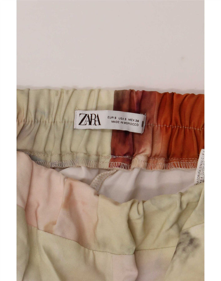 Poliester Tie Dye multicolor mic pentru femei Zara