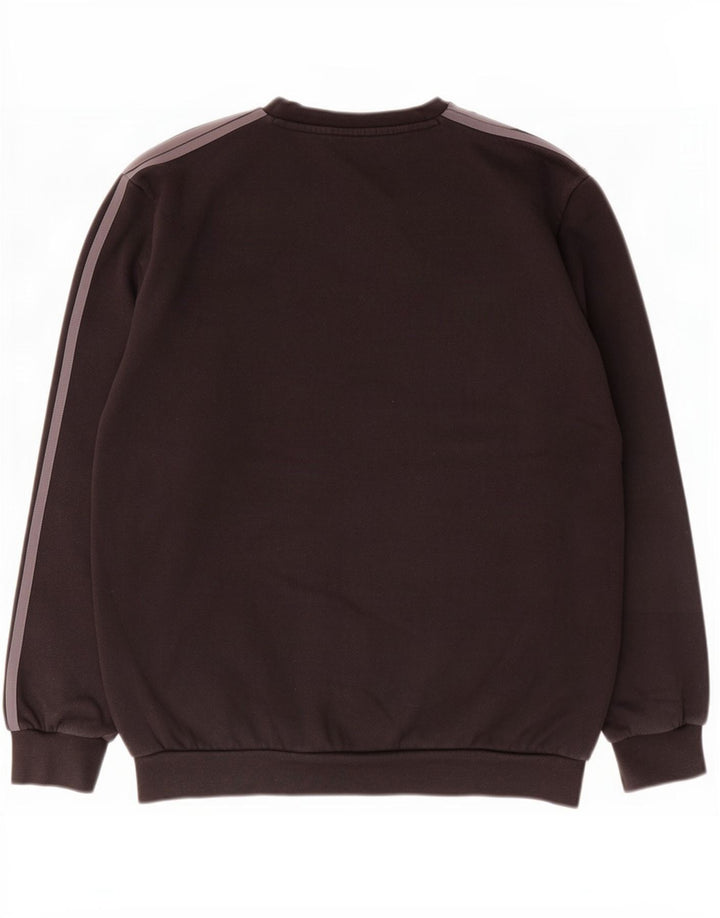 Hanorac grafic pentru bărbați Adidas Jumper mediu din bumbac negru