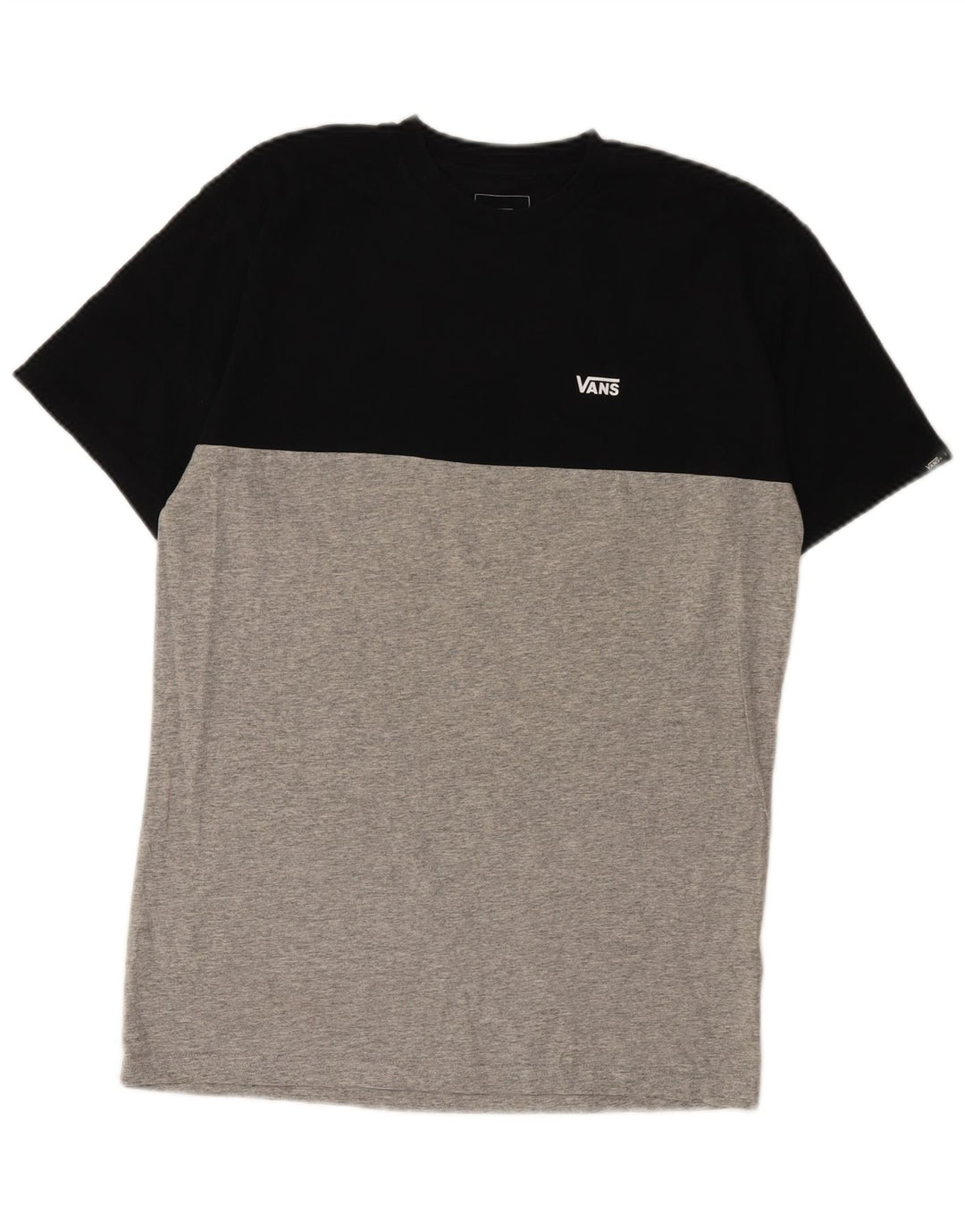 Tricou pentru bărbați Vans Classic Fit Top, gri mediu, bumbac color bloc