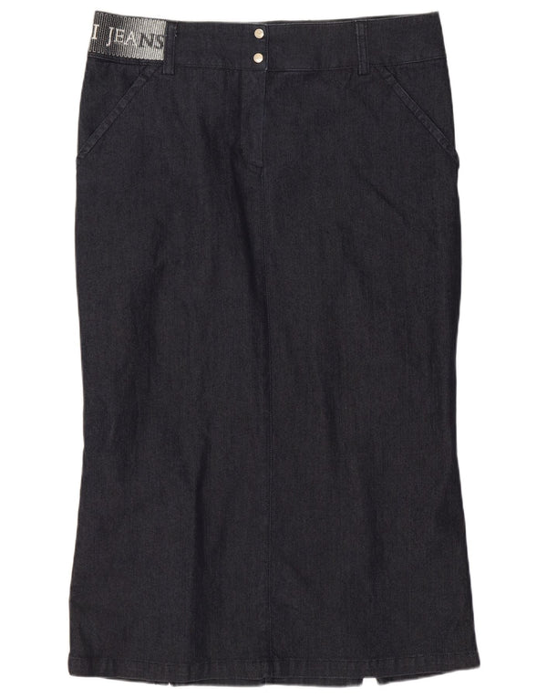 Fusta Trussardi Denim Trumpet pentru femei IT 44 Medium W30 Bumbac bleumarin