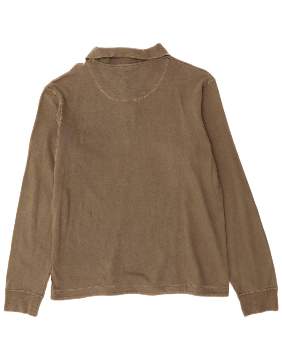 Cămașă polo cu mânecă lungă TIMBERLAND pentru bărbați, bumbac kaki mediu