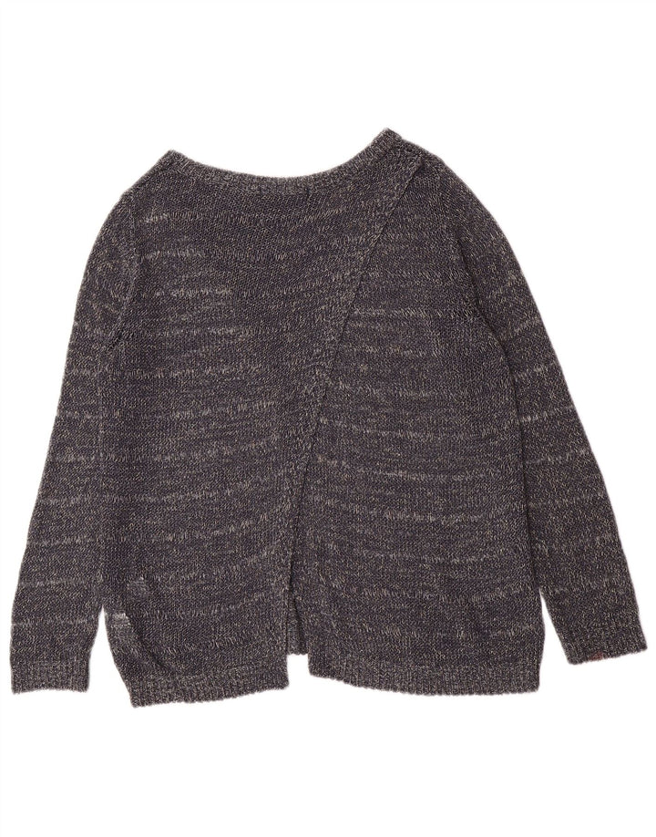Pulover pentru femei Marks & Spencer cu decolteu cu barca UK 12 Medium Bleumarin