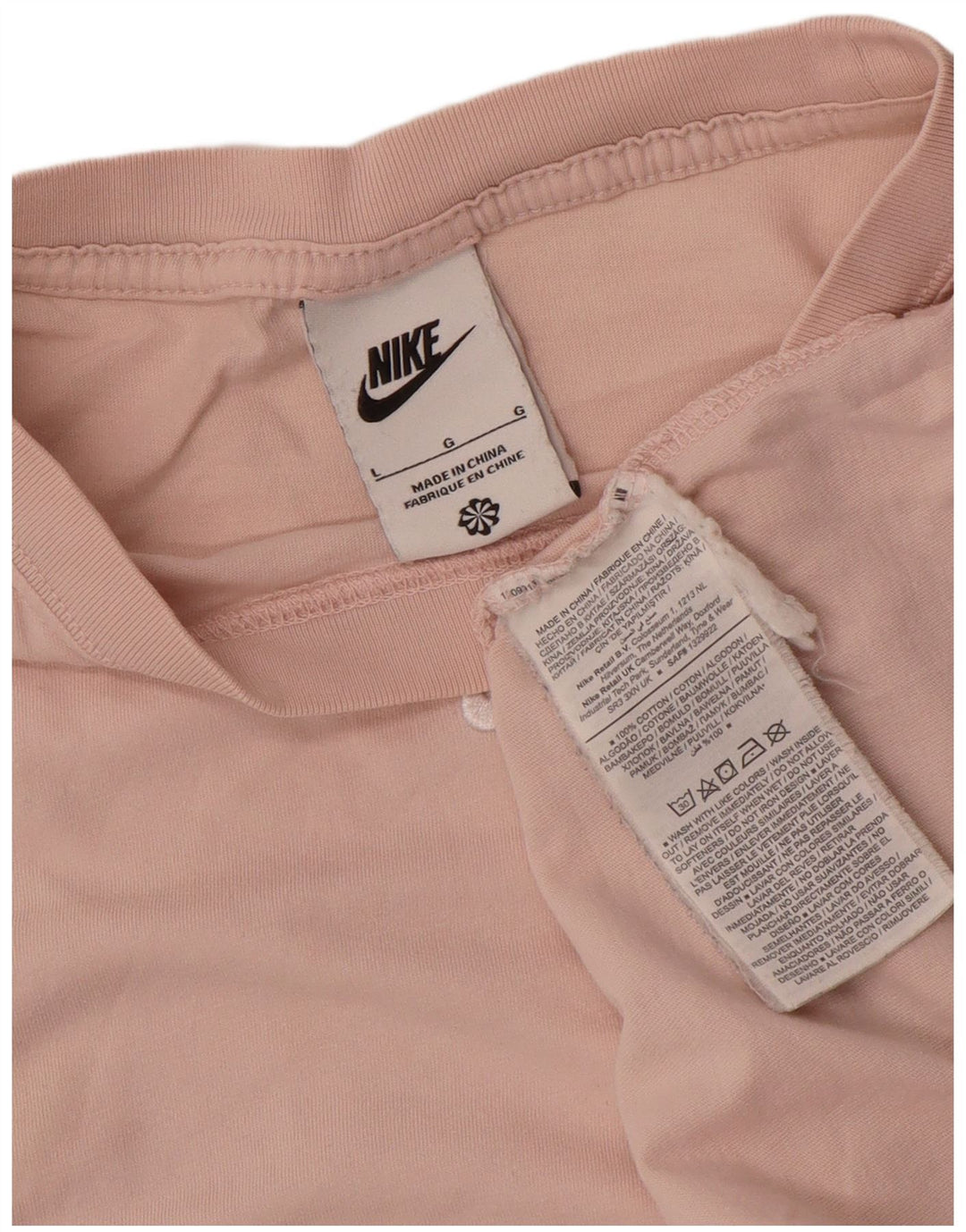 Tricou pentru bărbați Nike Top mare din bumbac roz