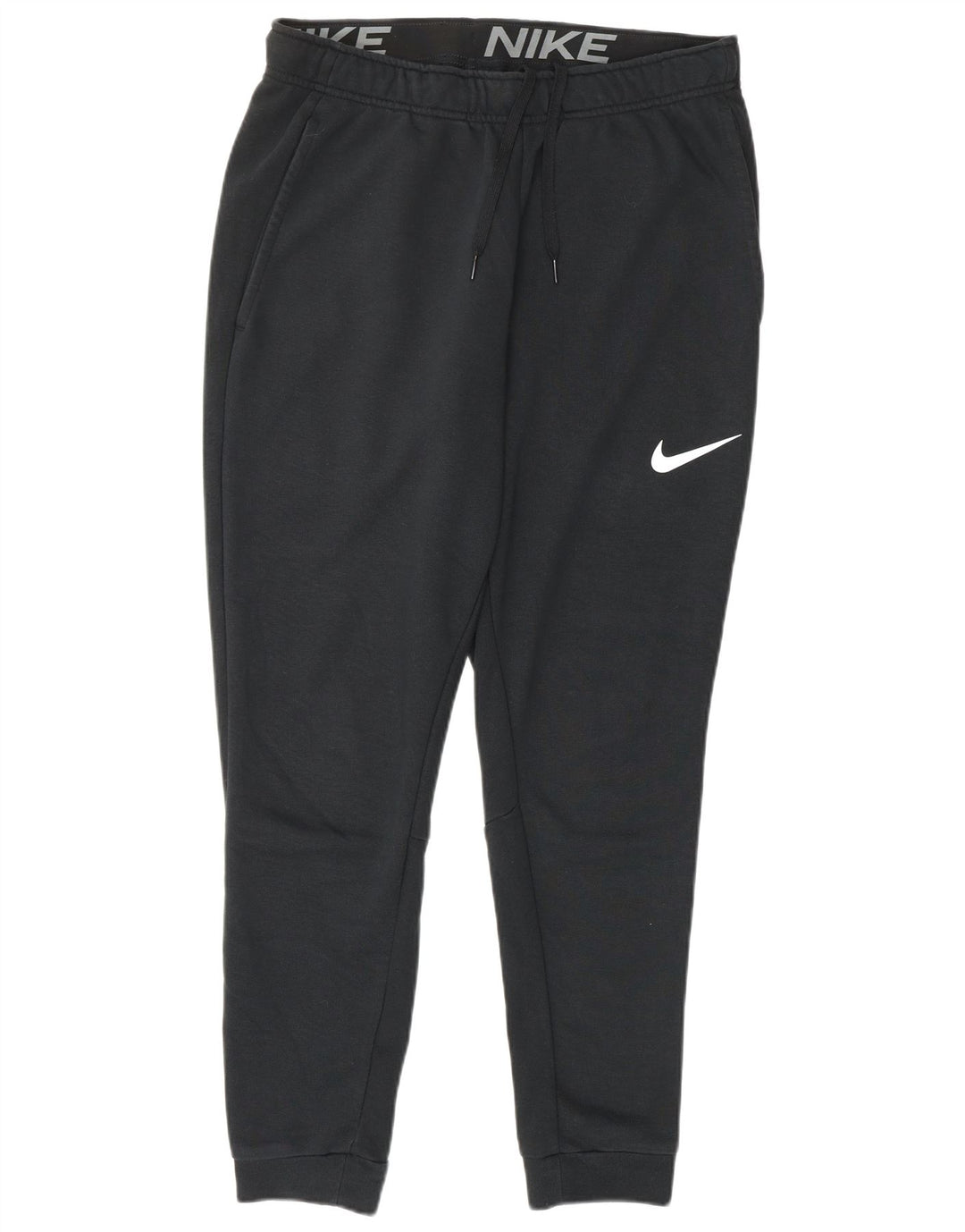 Pantaloni de jogging pentru bărbați Dri Fit, cu ajustare standard, negru mediu