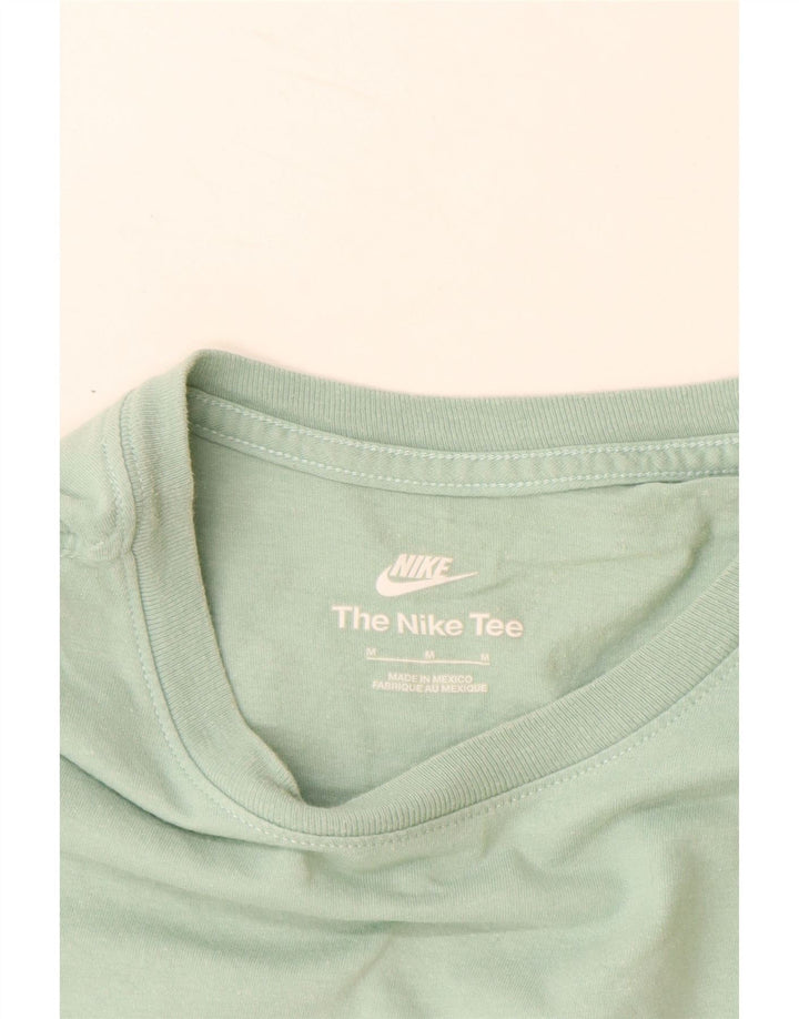 Tricou grafic NIKE pentru bărbați, cu croiala normală, Top mediu turcoaz