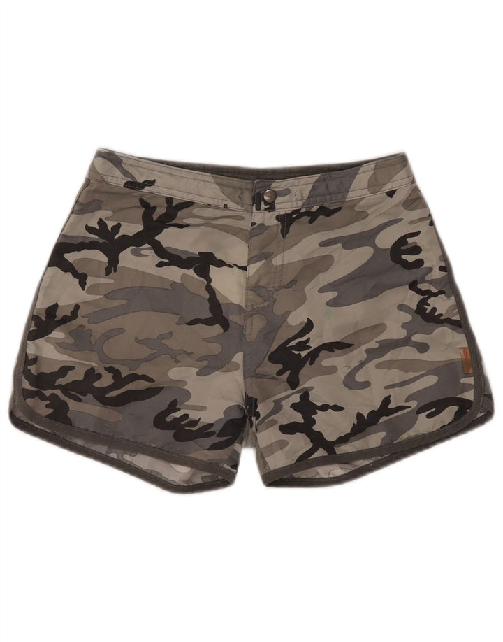 Pantaloni scurti casual pentru femei VANS W27 Camuflaj gri mic