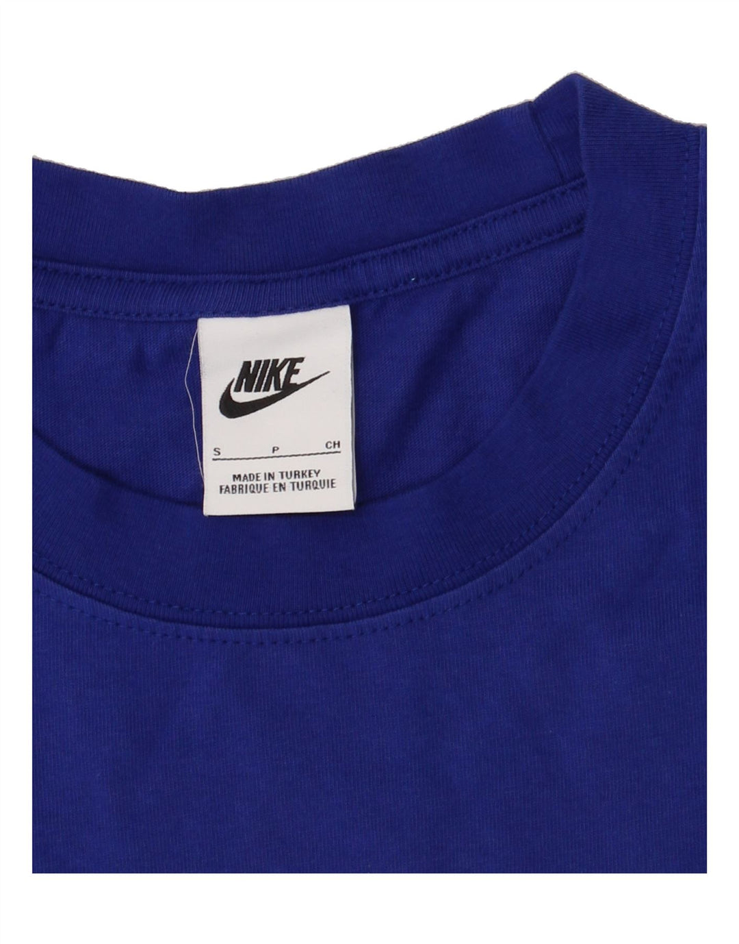 NIKE Mens Graphic T-Shirt Top Small Blue Cotton Vintage Nike and Second-Hand Nike from Messina Hembry 