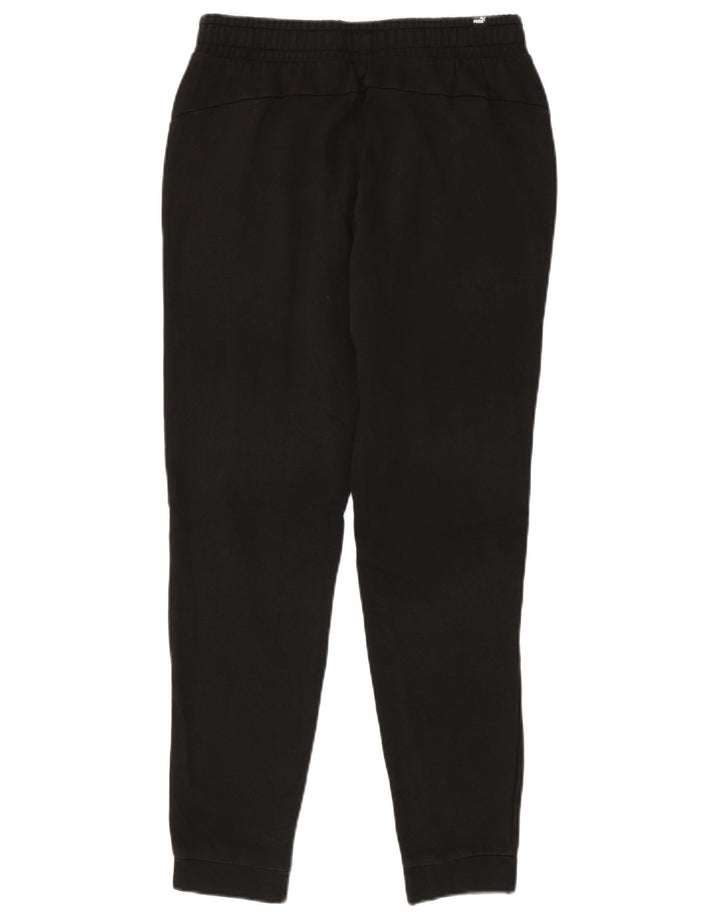 Pantaloni de trening Puma pentru bărbați Joggeri, bumbac mediu negru