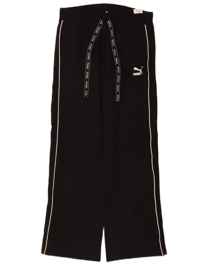 Pantaloni de trening Puma pentru femei UK 12, bumbac mediu negru