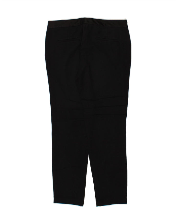 MASSIMO DUTTI Womens Slim Casual Trousers W30 L28  Black Viscose Vintage Massimo Dutti and Second-Hand Massimo Dutti from Messina Hembry 