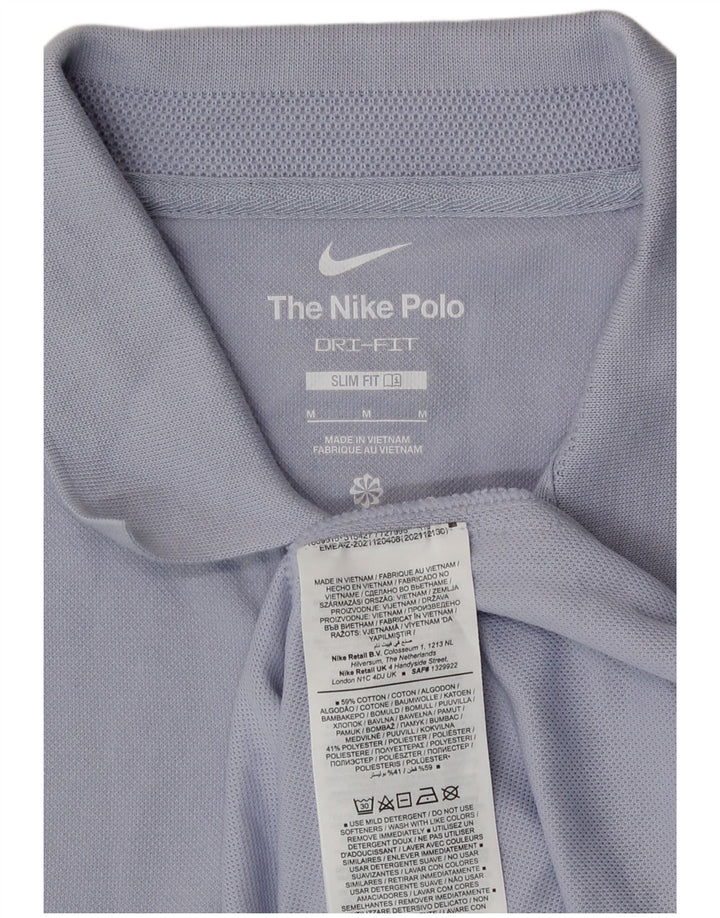 Tricou polo pentru bărbați Nike Slim Fit, bumbac violet mediu