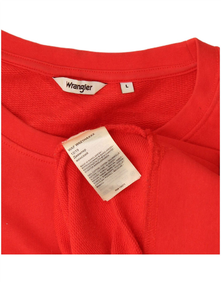 Hanorac pentru bărbați Wrangler Jumper mare bumbac roșu
