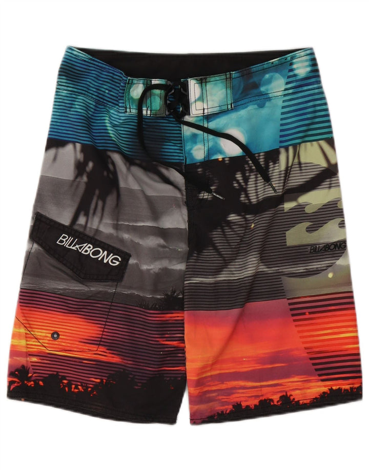 Pantaloni scurți de înot cu grafică pentru bărbați Billabong, cu dungi medii, multicolore