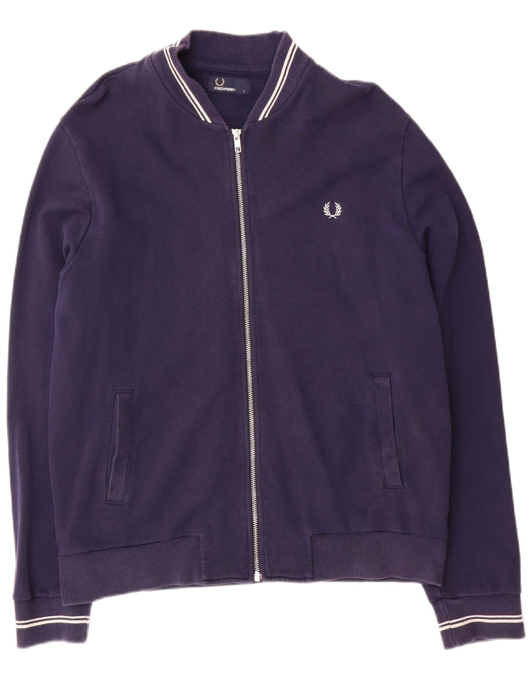 Fred Perry Trening pentru bărbați Jachetă mare, albastru bleumarin, bumbac