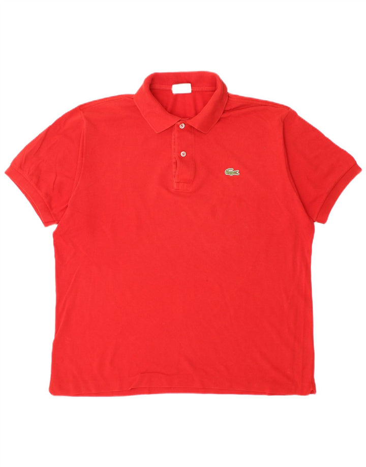 Tricou polo Lacoste pentru bărbați, mărimea 5, bumbac roșu mare