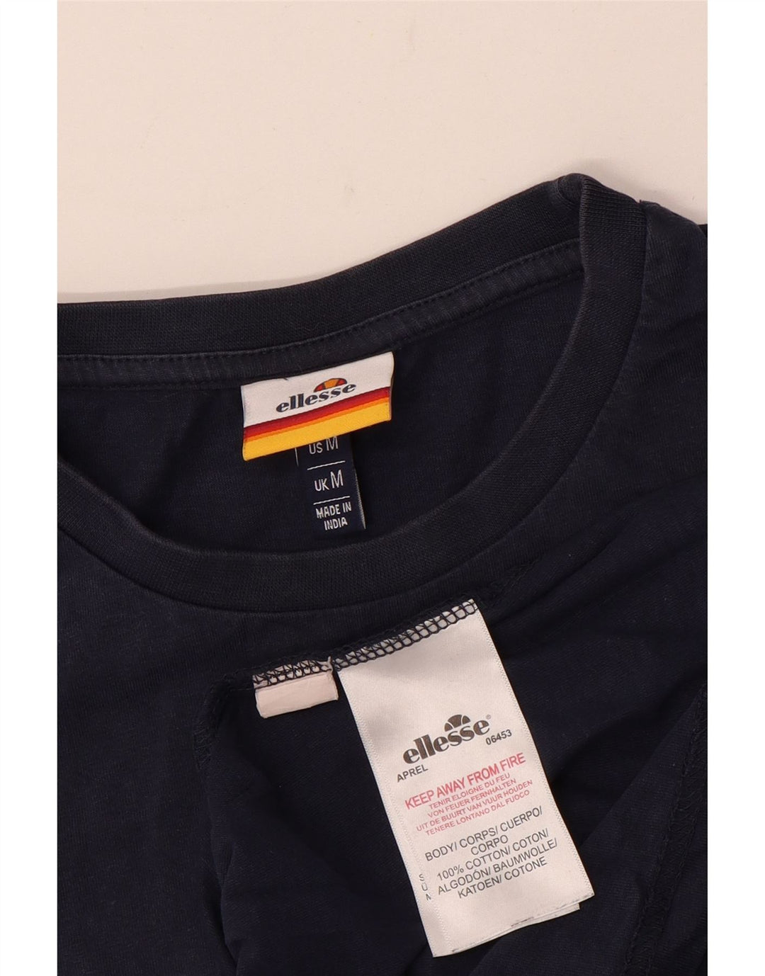 Tricou cu grafic pentru bărbați Ellesse Top mediu din bumbac bleumarin