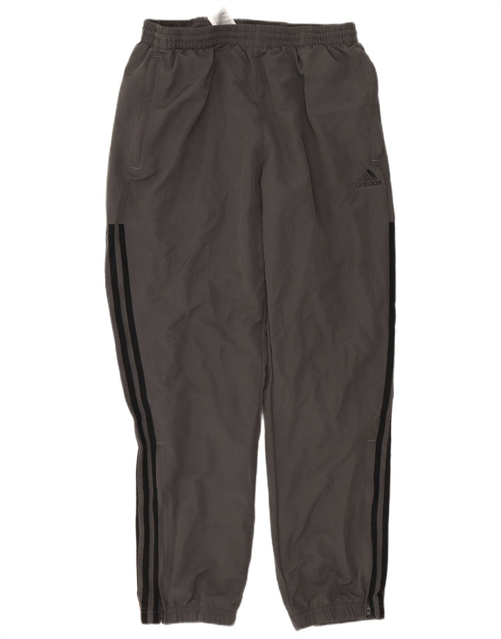 Pantaloni de trening Adidas pentru bărbați Joggeri mari, gri, poliester