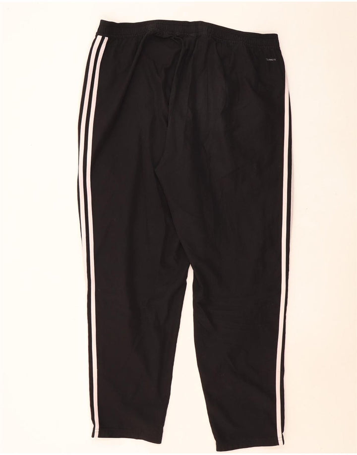 Pantaloni de trening ADIDAS Climalite pentru bărbați, 2XL, poliester negru