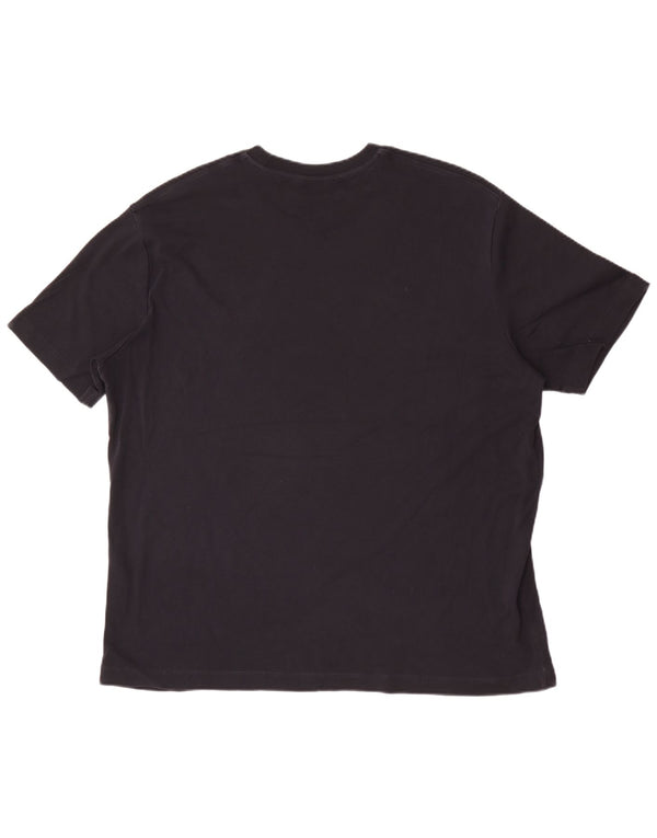 Tricou Massimo Dutti pentru bărbați Top 2XL Bumbac bleumarin