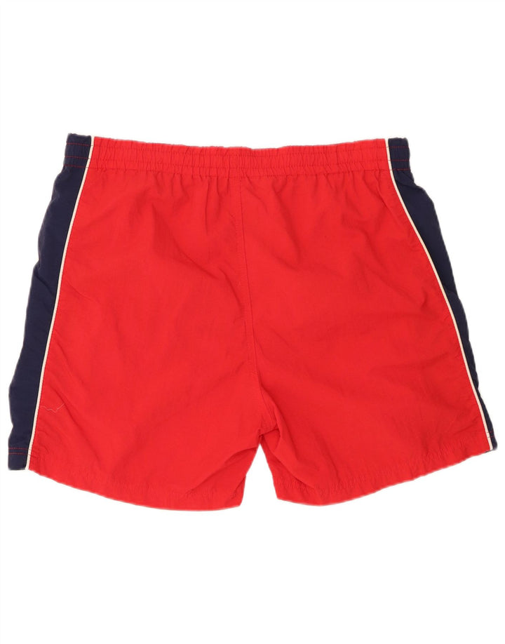 Pantaloni scurți de sport Fila pentru bărbați, roșii, mari, bloc de culoare, poliamidă