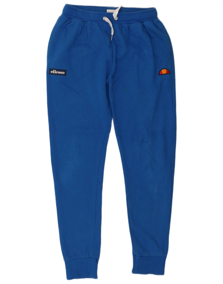 Pantaloni de trening grafic pentru bărbați Ellesse Pantaloni de jogging Bumbac albastru mediu