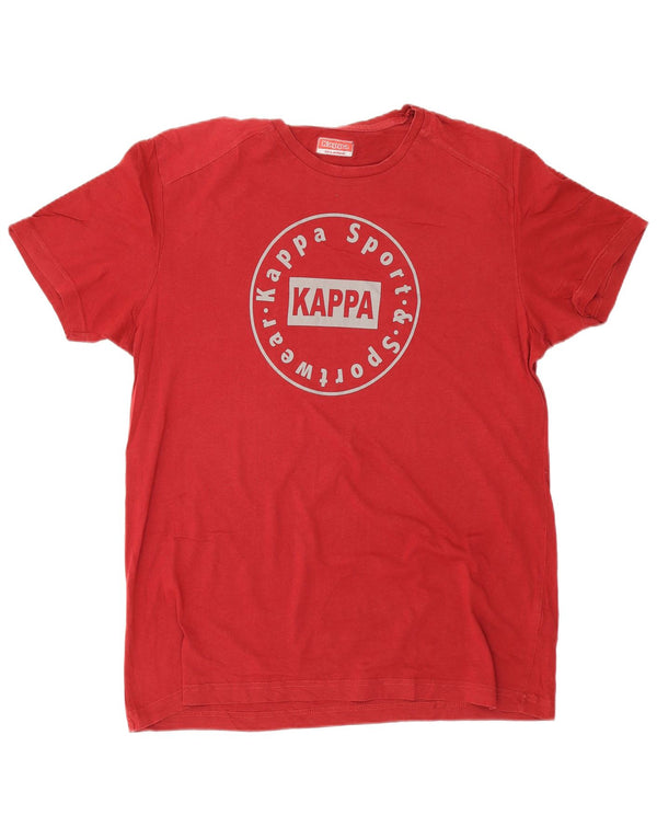 Tricou grafic pentru bărbați Kappa Top 2XL bumbac roșu
