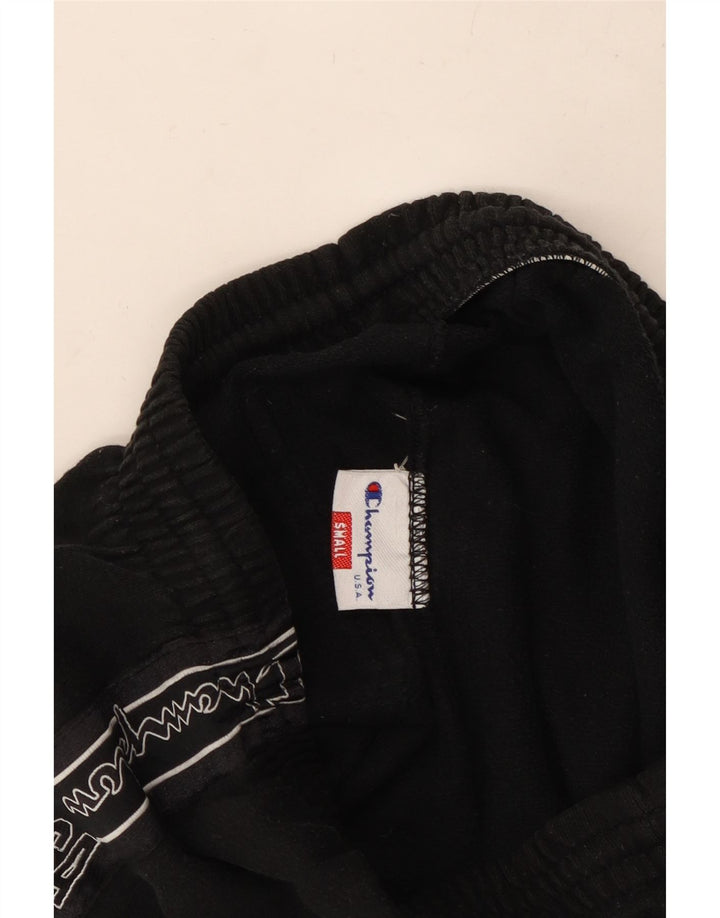 Pantaloni de trening grafic pentru bărbați CHAMPION Mici, negri