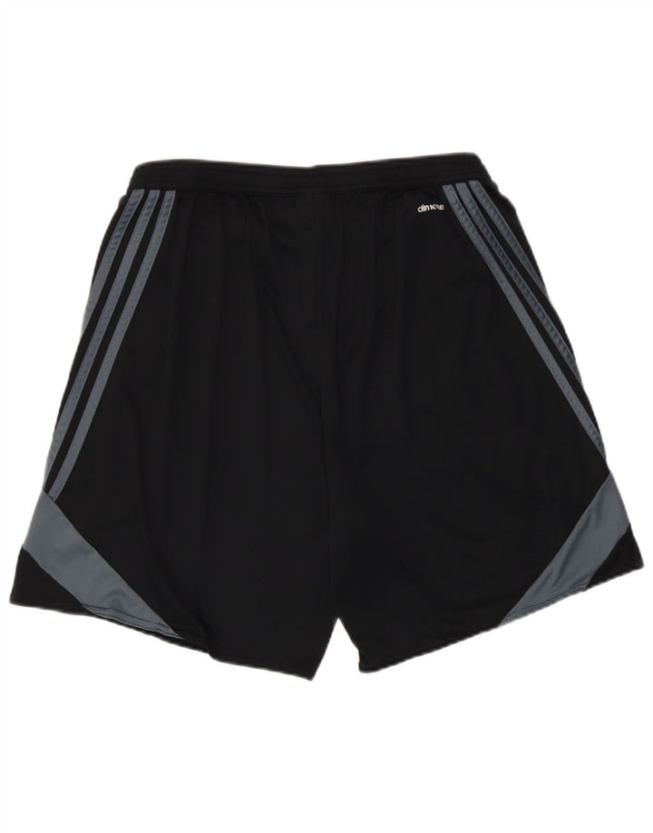 Pantaloni scurți sport Adidas Climalite pentru bărbați, mari, negru, poliester color bloc