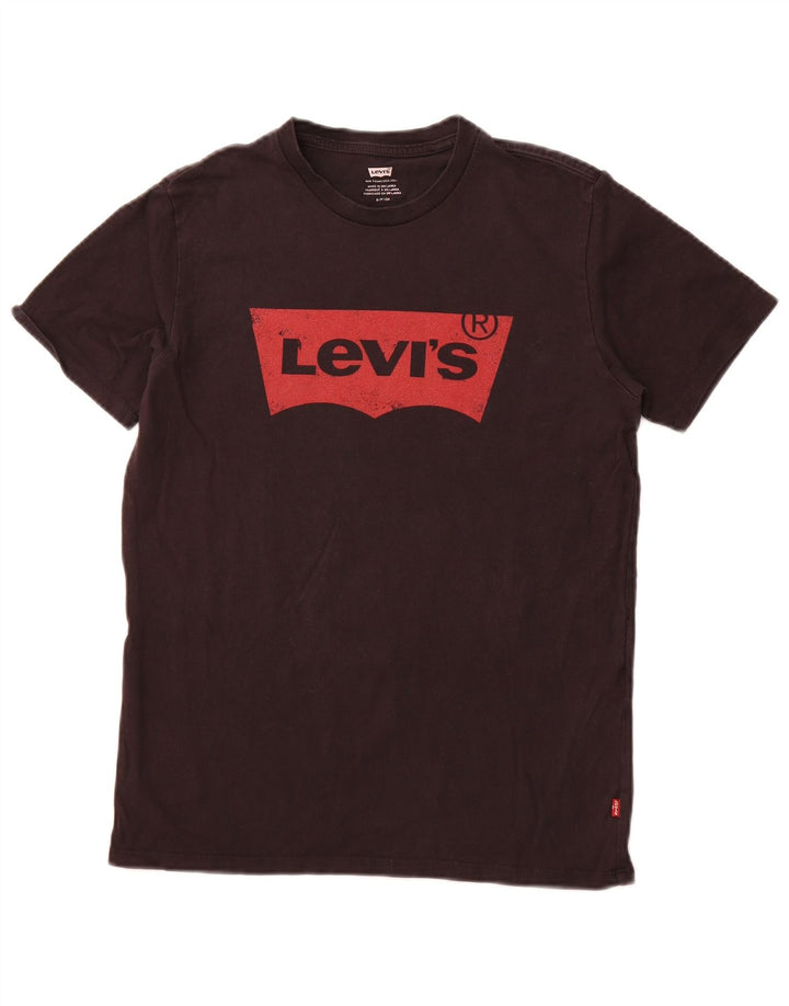 Tricou grafic pentru bărbați LEVI'S Top mic bumbac negru