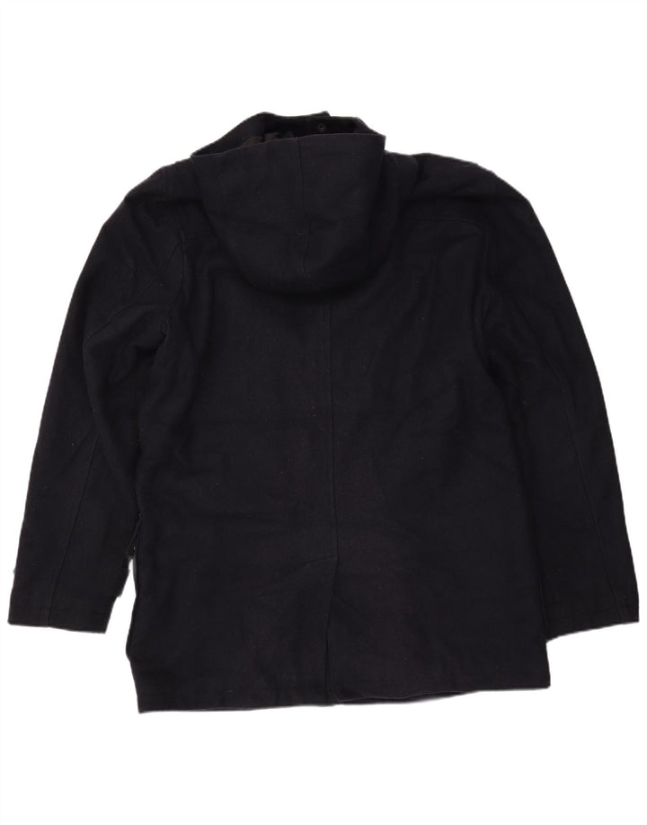 Palton cu glugă pentru bărbați CEDARWOOD STATE UK 40 Poliester mare, albastru bleumarin