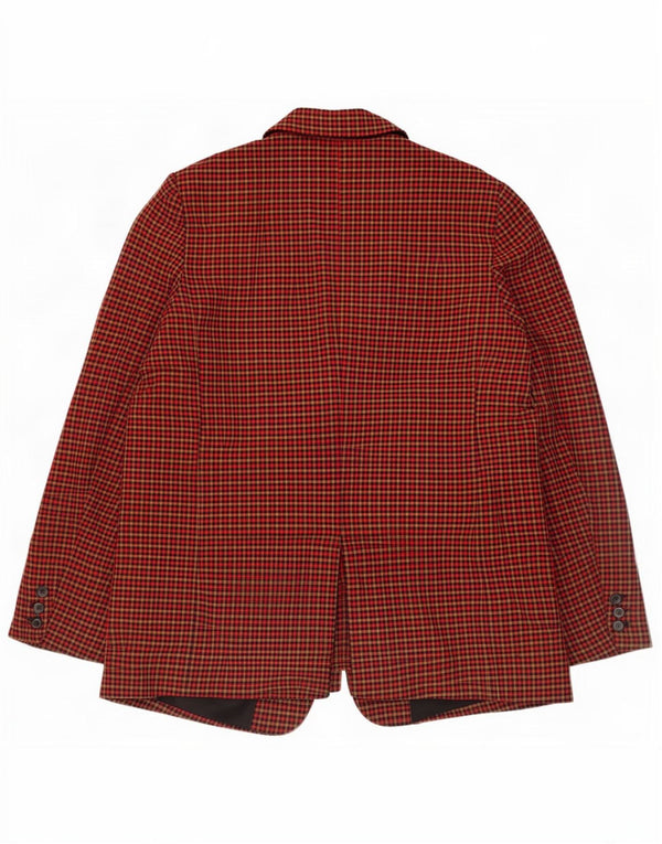 Blazer pentru femei Zara, cu 2 nasturi, UK 18 XL, poliester cu carouri multicolore