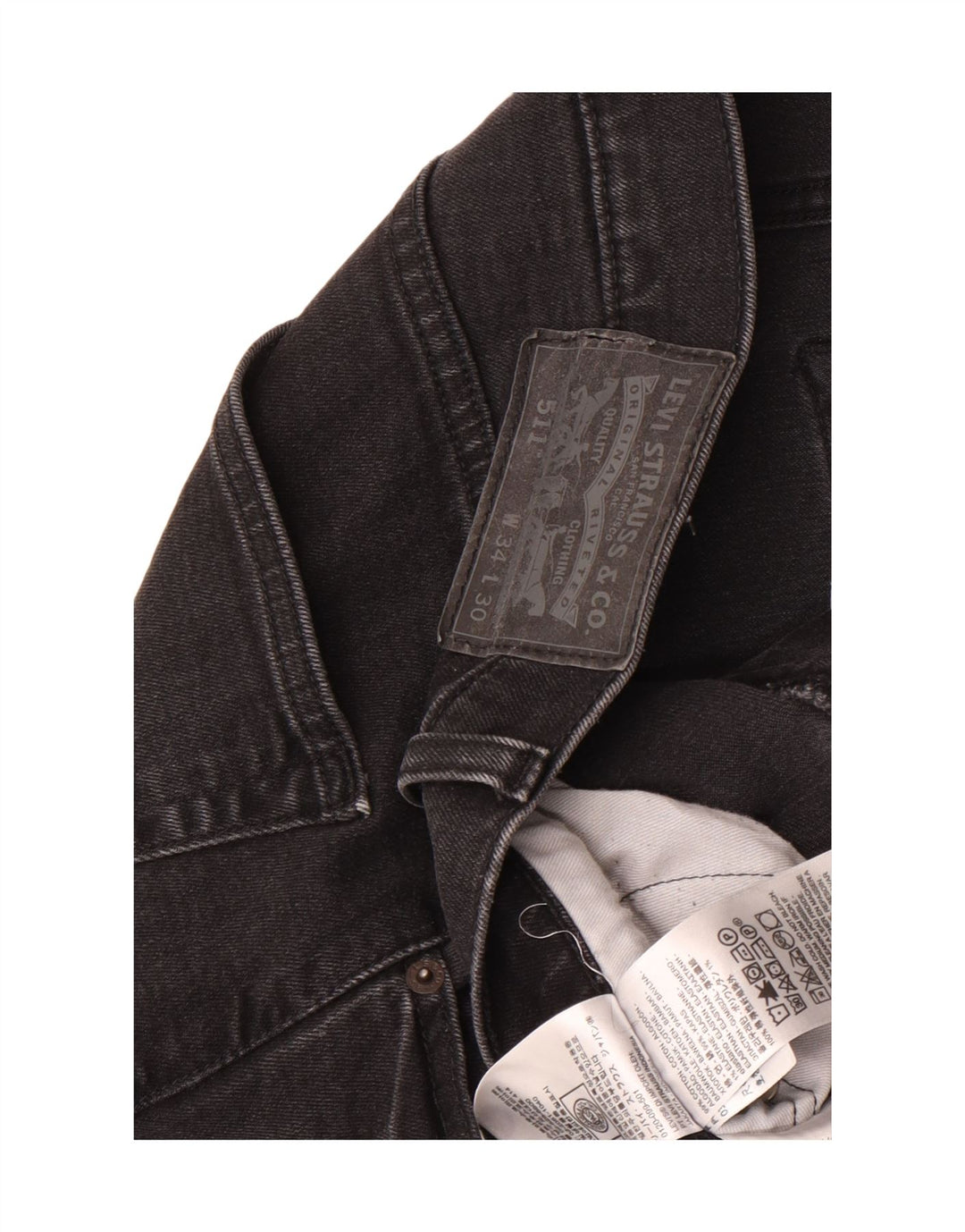 Blugi Levi's 511 Slim pentru bărbați W34 L30 bumbac negru